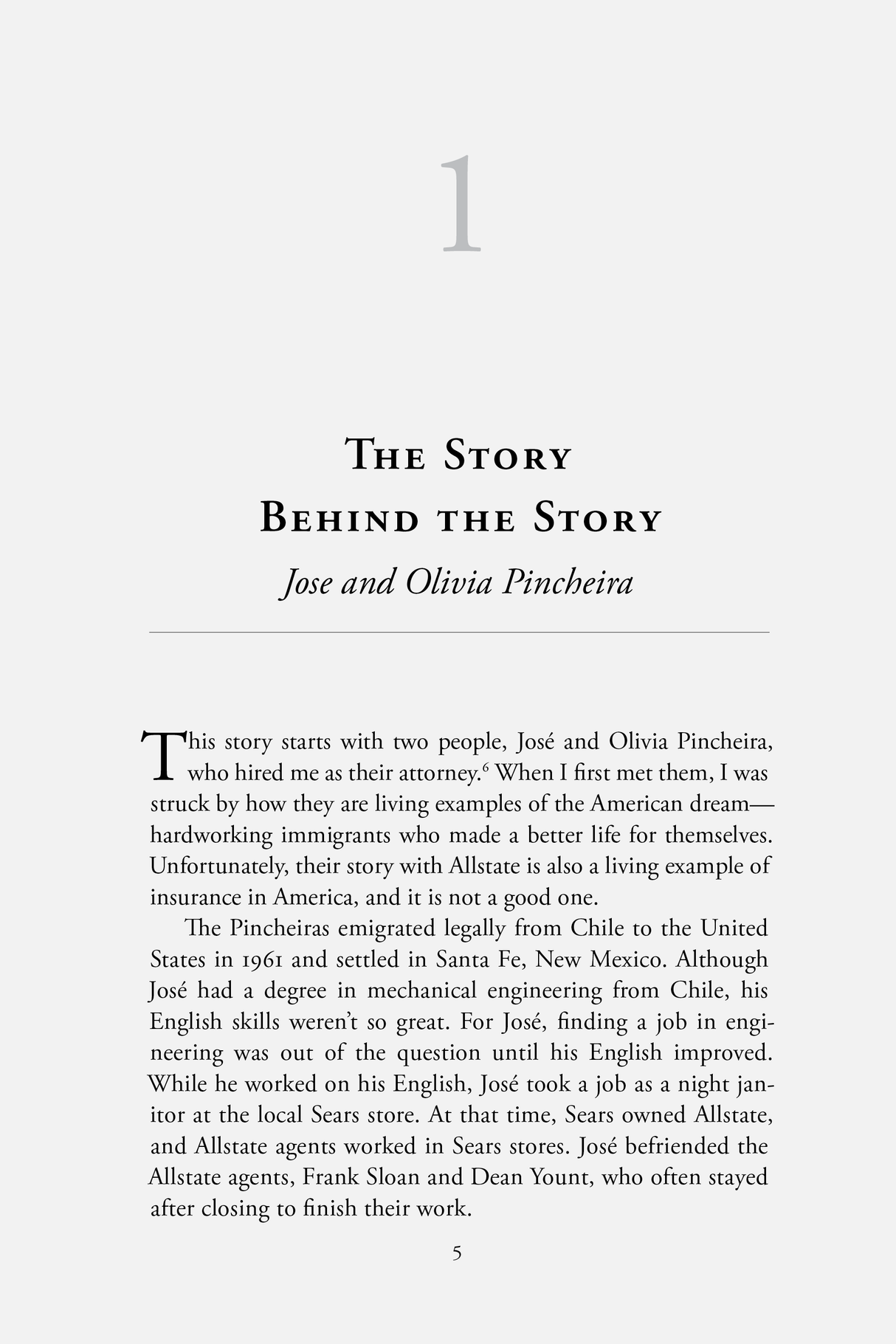 Example of Chapter One of From Good Hands to Boxing Gloves