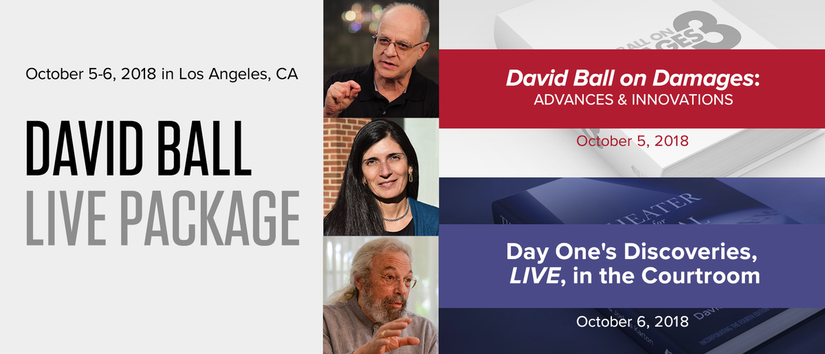David Ball Risk New Trial Guides CLE featuring David Ball, Artemis Malekpour and Joshu