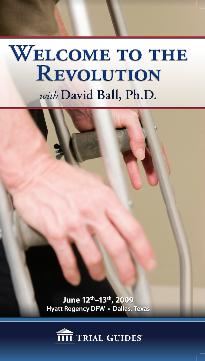 David Ball Risk $7.05 Million verdict credited to David Ball's Welcome to the Revoluti ...