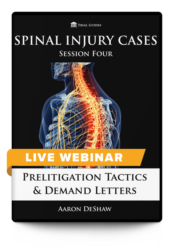 Spinal Injury Cases - Demand Letters