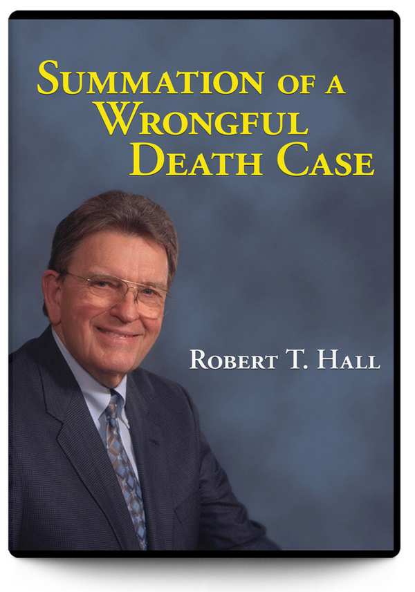 New Wrongful Death Closing Argument CD