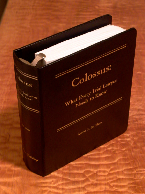 New book on Colossus for Lawyers Reveals Best Practices for Insurance Demand Letters