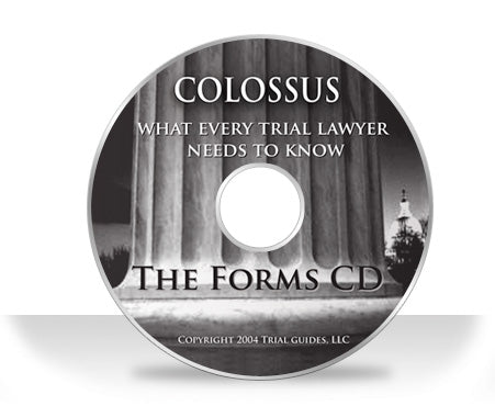 New Colossus Form CD for Personal Injury Lawyers