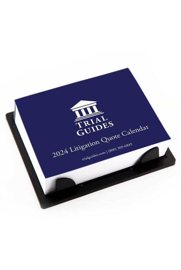 2024 Litigation Quote Calendar - Trial Guides