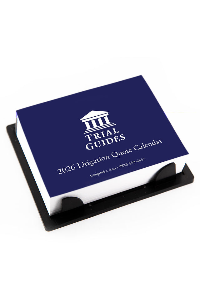 2026 Litigation Quote Calendar - Trial Guides