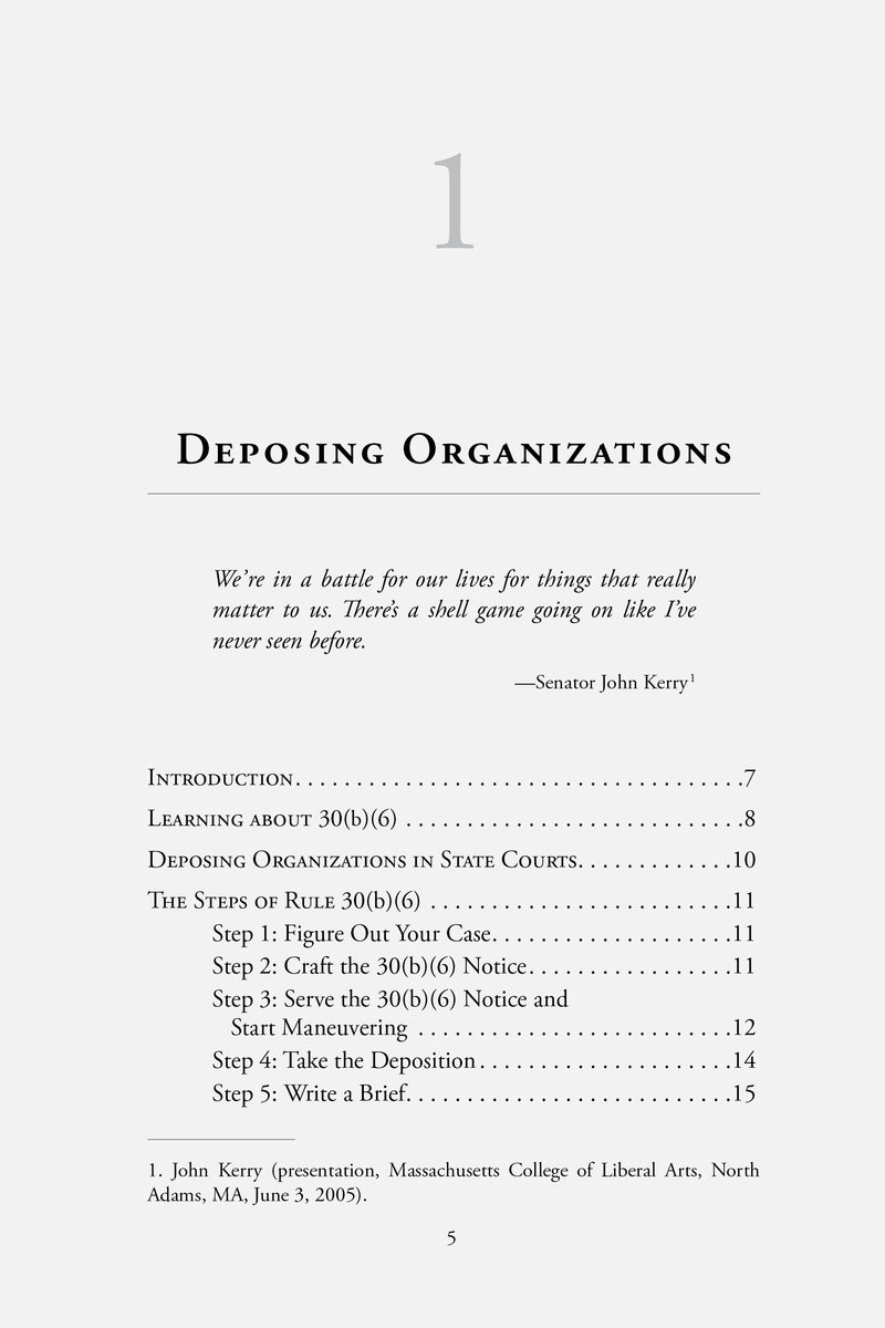 30(b)(6) Second Edition