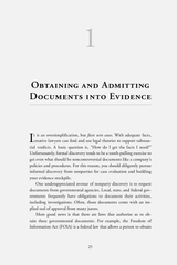 Example of Chapter One of Advanced Premises Liability