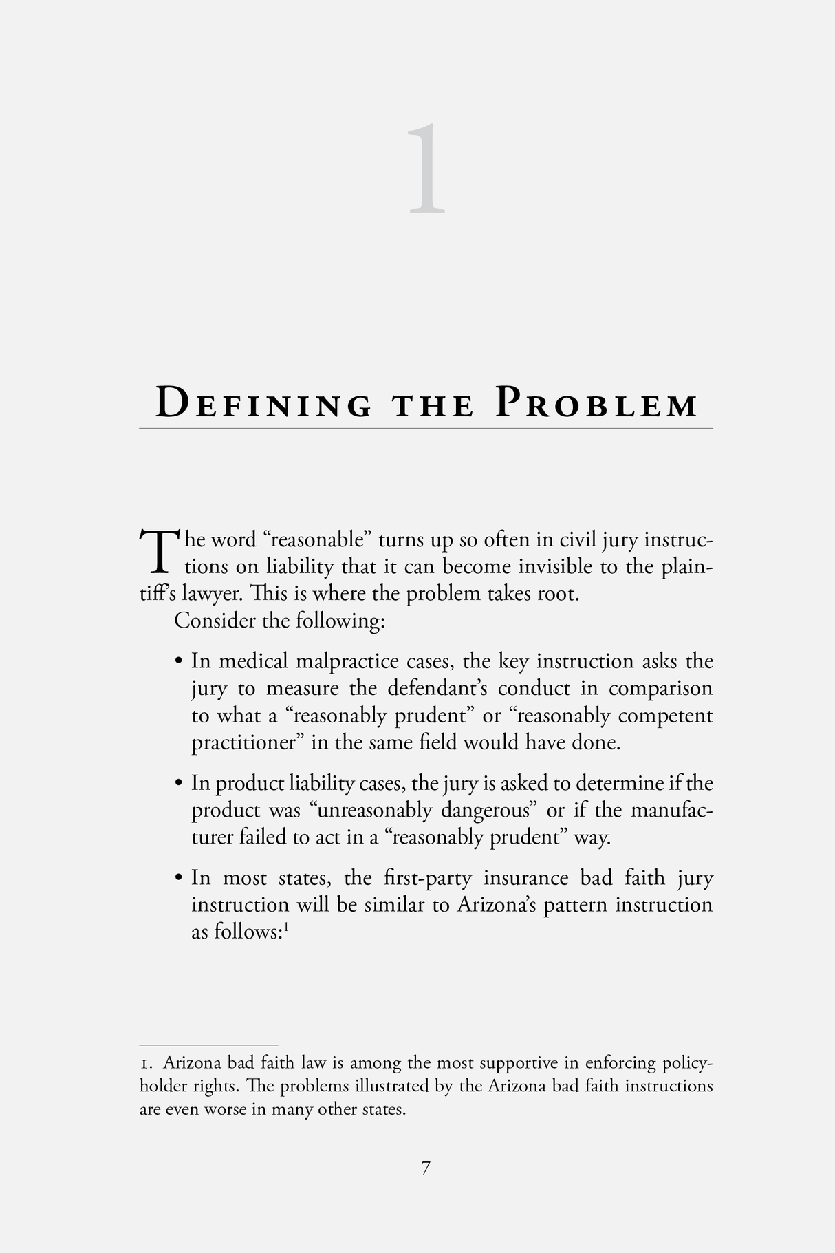 Example of Chapter One of Rules of the Road