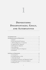 Example of Chapter One of The Deposition Handbook