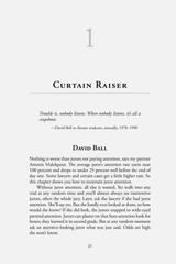 Example of Chapter One of Theater for Trial