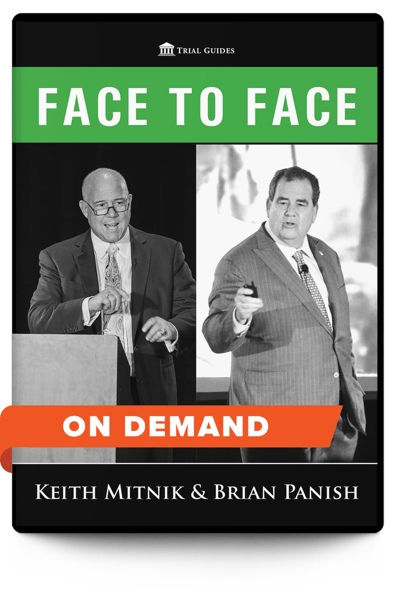 FACE to FACE: Mitnik & Panish - On Demand - Trial Guides
