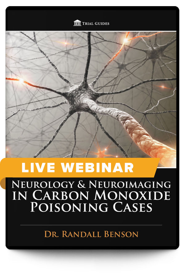 Neurology and Neuroimaging in Carbon Monoxide Poisoning Cases - Live Webinar - Trial Guides