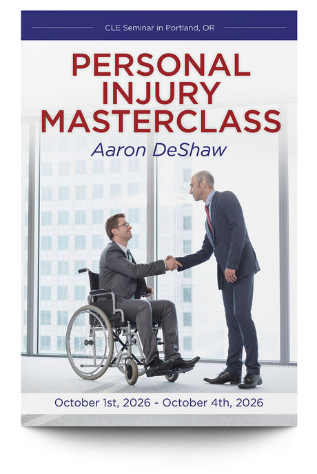 Personal Injury Masterclass - October 2026 - Trial Guides