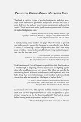 Reviews for Winning Medical Malpractice Cases With the Rules of the Road Technique
