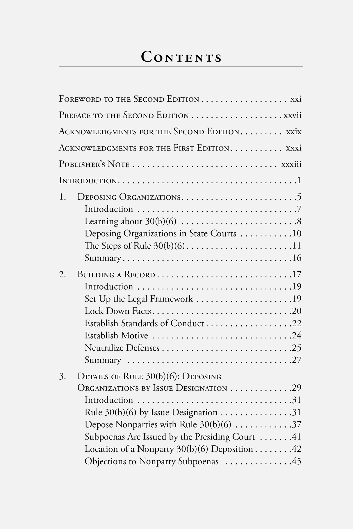 30(b)(6): Deposing Corporations, Organizations & the Government - Trial Guides