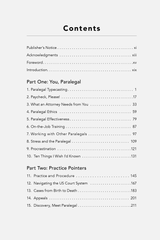Table of Contents for The Indispensable Paralegal