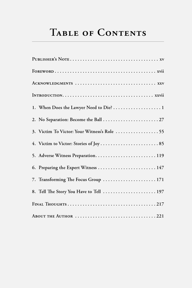Witness Preparation: How To Tell The Winning Story – Trial Guides