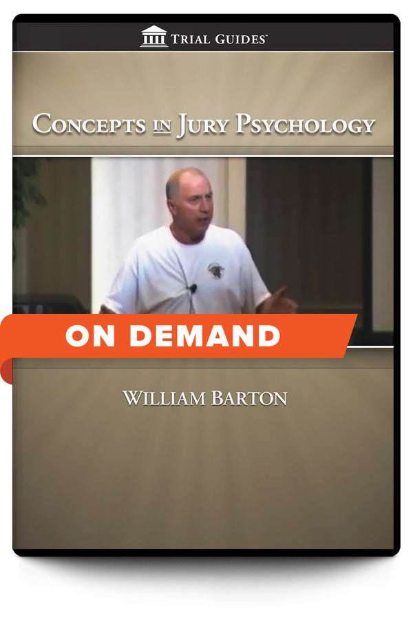 Concepts in Jury Psychology - On Demand - Trial Guides