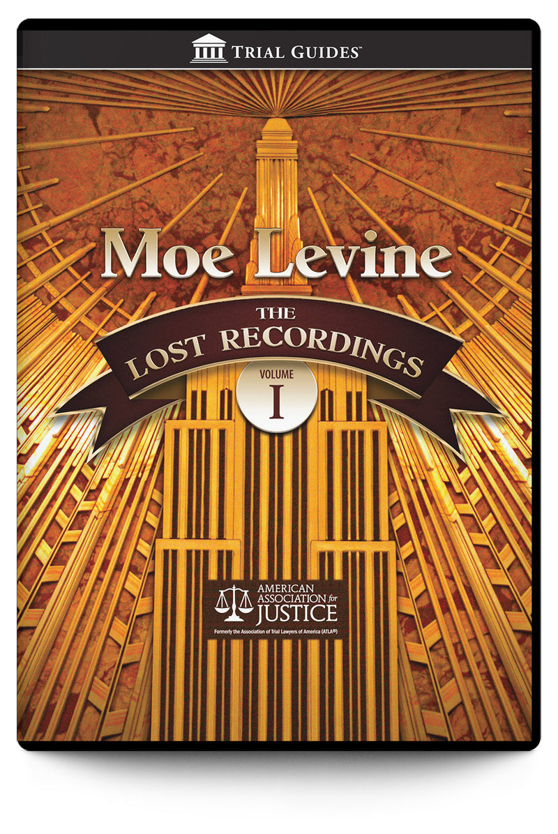 Moe Levine: The Lost Recordings, Vol. I - Trial Guides