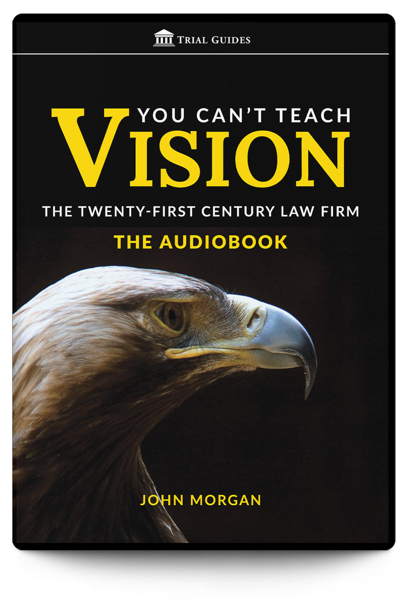 You Can't Teach Vision: The Twenty-First Century Law Firm (Audiobook) - Trial Guides